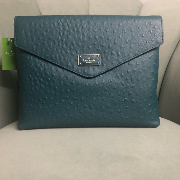 Kate Spade A La Vita Ostrich Leena Shoulder Bag - Picture 1 of 4